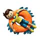 Buy Boy On A Inner Tube by PolarX for only CA$21.00 at Santa And Me, Main Website.