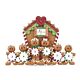 Buy Gingerbread House /6 (Table Decoration) by PolarX for only CA$31.00 at Santa And Me, Main Website.