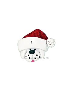 Dog Add On /White OC - DogWhite - Santa & Me