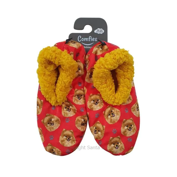 Pomeranian Fawn Slippers Comfies Pomeranian Fawn Slippers Comfies