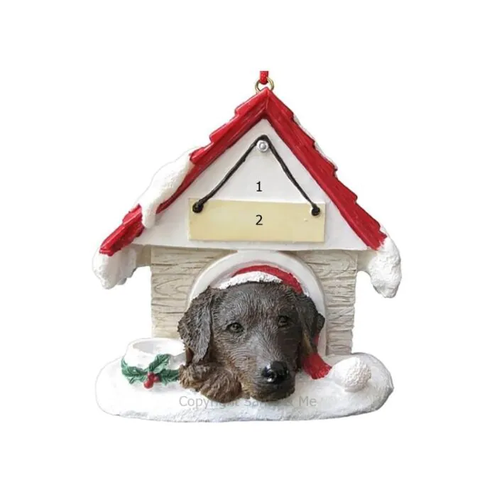 Labrador Chocolate /Doghouse with Magnet Labrador Chocolate /Doghouse with Magnet