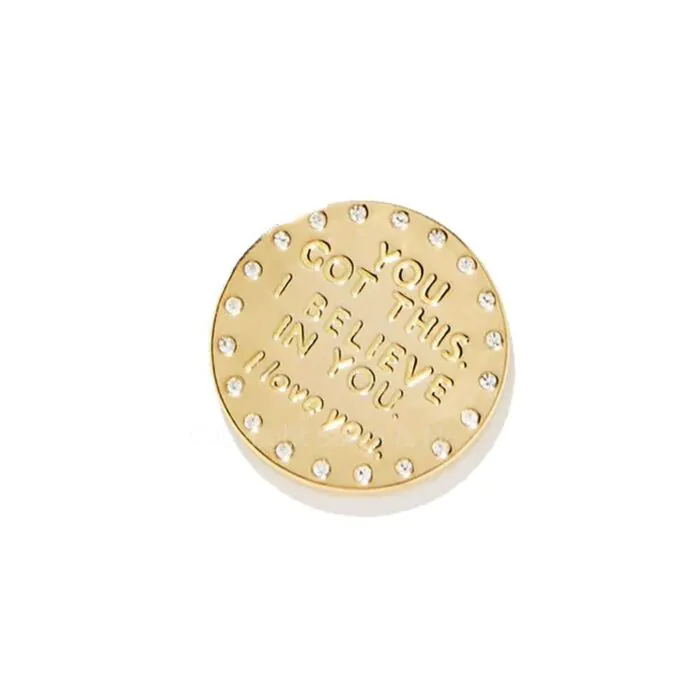 18kt Gold Plating Locket Note Gem - I Believe in You 18kt Gold Plating Locket Note Gem - I Believe in You