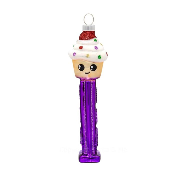 Sweet Cupcake PEZ Dispenser - Glass