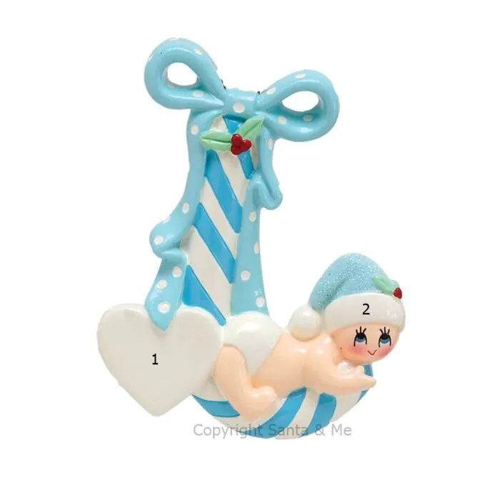 Candy Cane /Blue Candy Cane /Blue