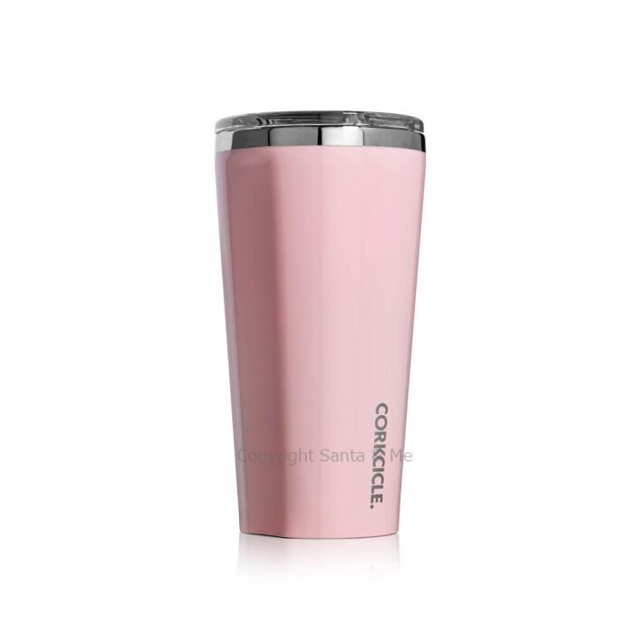 Gloss Rose Quartz - Tumbler (16oz) - 2116GRQ - Santa & Me