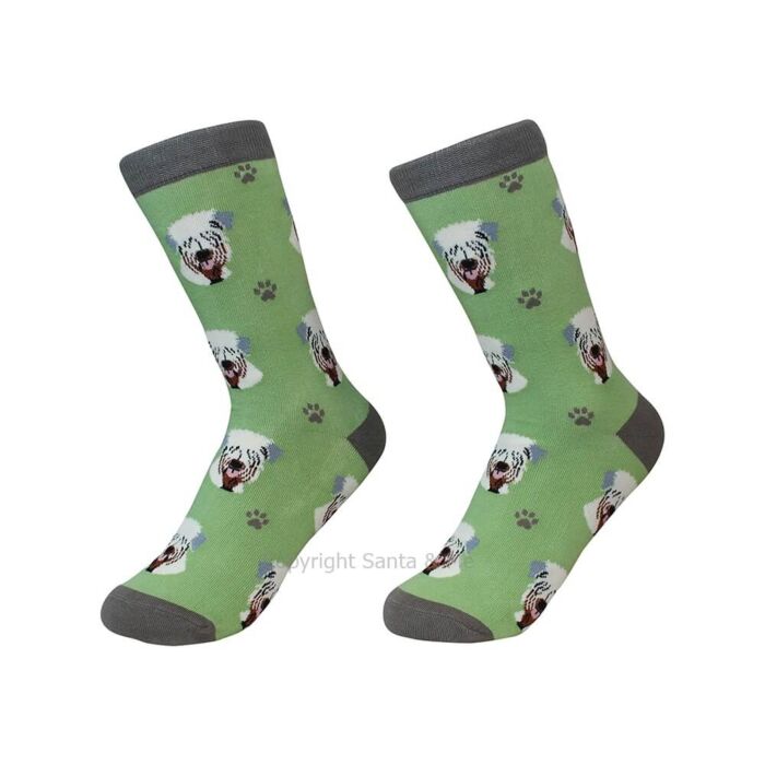 Soft Coated Wheaton Terrier /Socks - 800-41-SoftC - Santa & Me Soft Coated Wheaton Terrier /Socks - 800-41-SoftC - Santa & Me