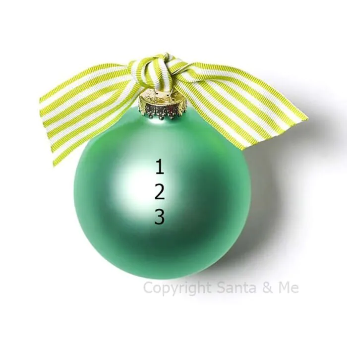 New Job Glass Ornament