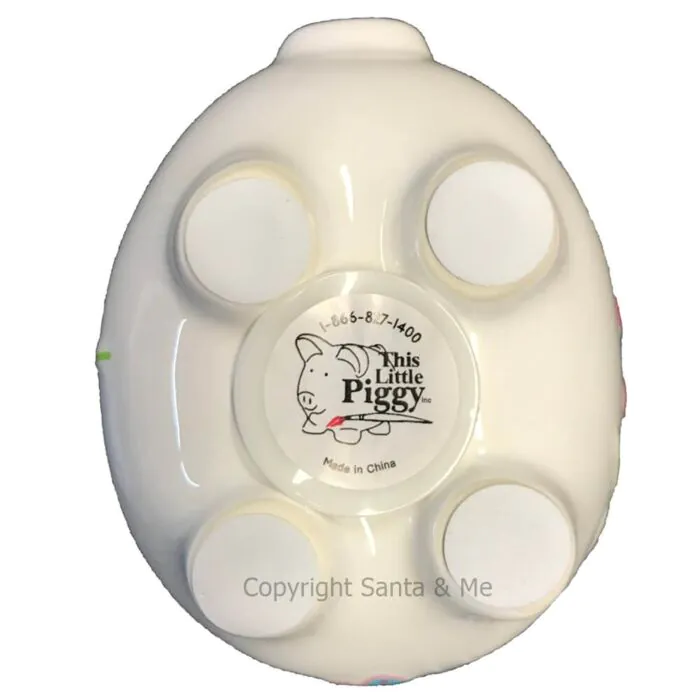 Small - Raised Baby's First /Pink - Piggy Bank