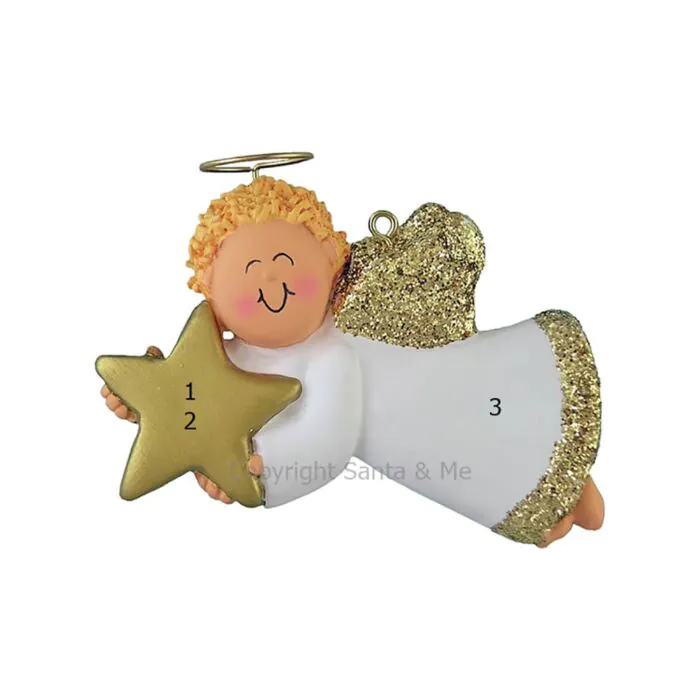 Angel with Star /Blonde - OC152MBL - Santa & Me Angel with Star /Blonde - OC152MBL - Santa & Me