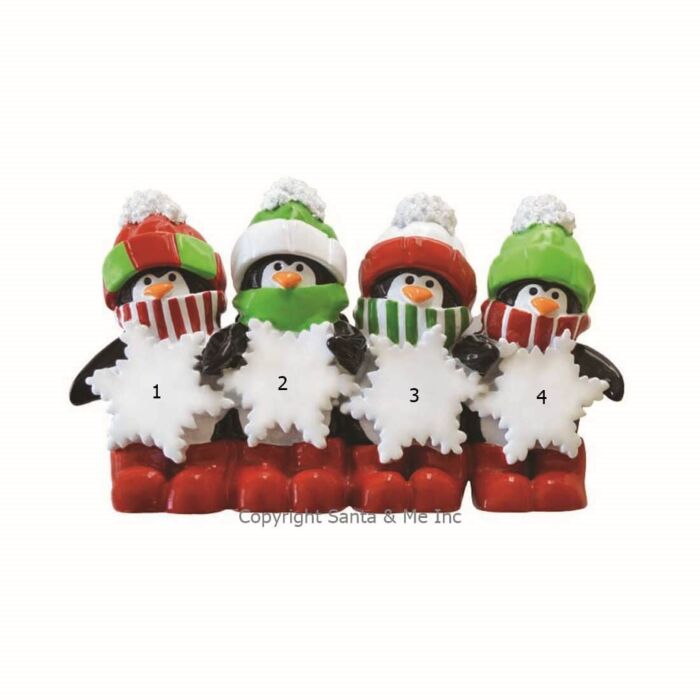 Penguin Snow Flakes /4 - TT575-4 - Santa & Me