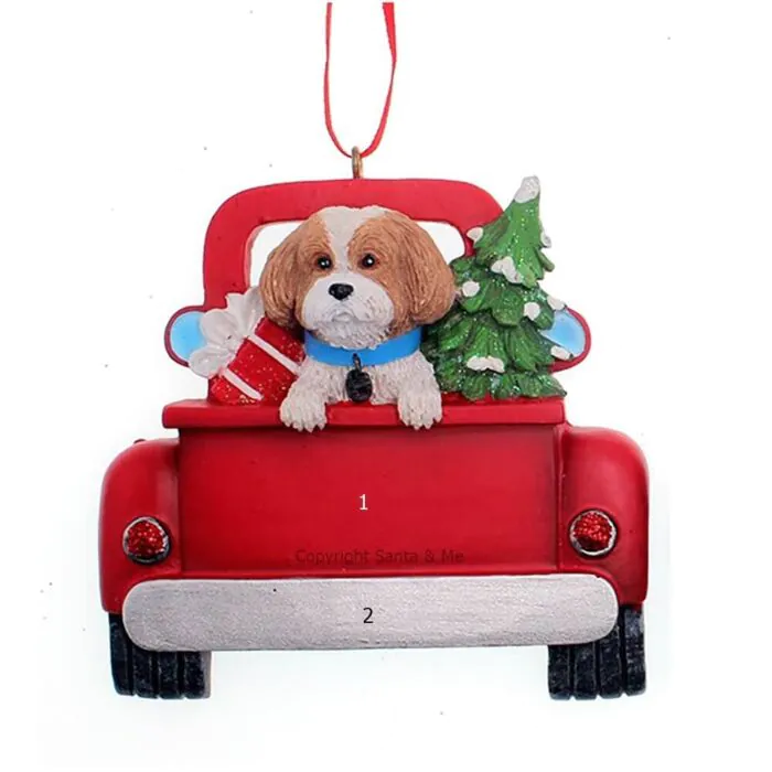 Brown Shish-tzu Christmas Brown Shish-tzu Christmas