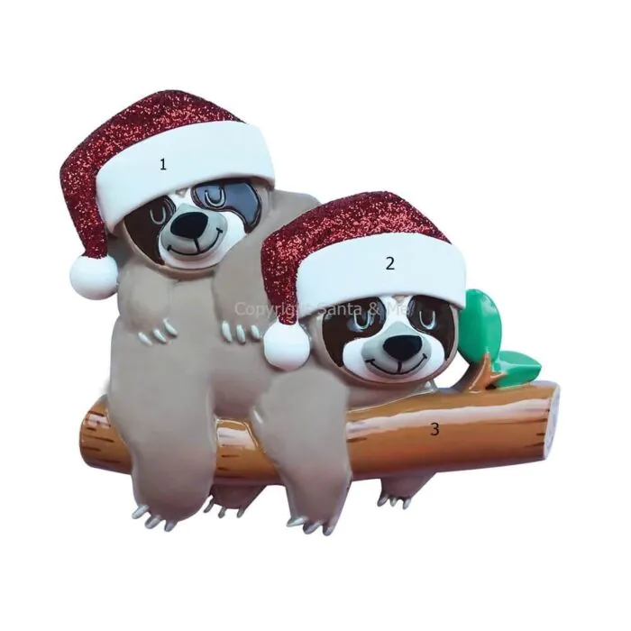 Sloth Family Couple