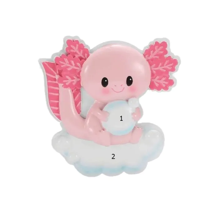 Axolotl Character / Pink Axolotl Character / Pink