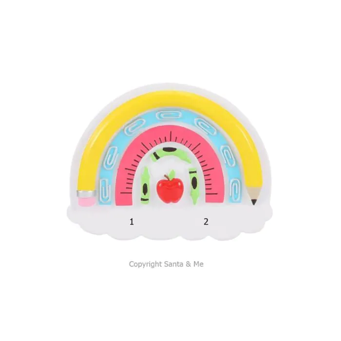 School Supplies Rainbow School Supplies Rainbow